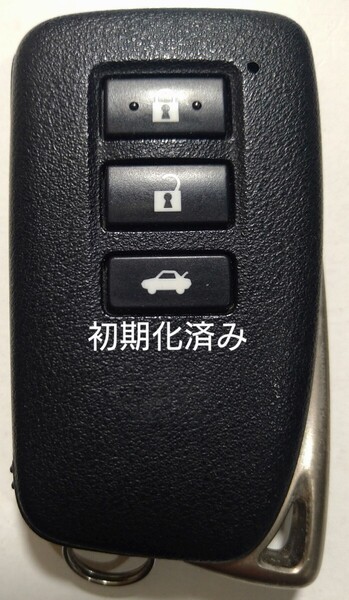 初期化済トヨタ レクサス純正スマートキー3ボタン基盤番号281451-2020 001-A00237 14FAB-01新品電池サービス⑪