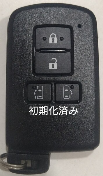 初期化済トヨタ純正 スマートキー4ボタンアルファードノアヴェルファイアヴォクシー基盤番号231451-0120新品電池サービス42