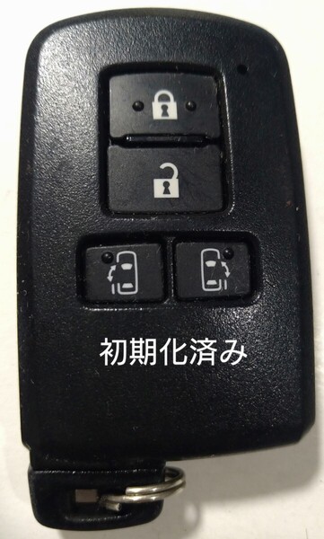 初期化済トヨタ純正 スマートキー4ボタンノア ヴォクシー 基盤番号281451-2150 001-A00733 14FAC-01 新品電池サービス④