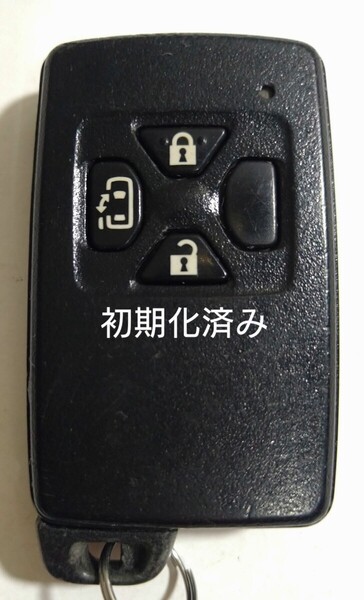 初期化済トヨタ純正スマートキー 3ボタン70ノアヴォクシーアルファードヴェルファイア基盤番号271451-6230 新品電池サービス21