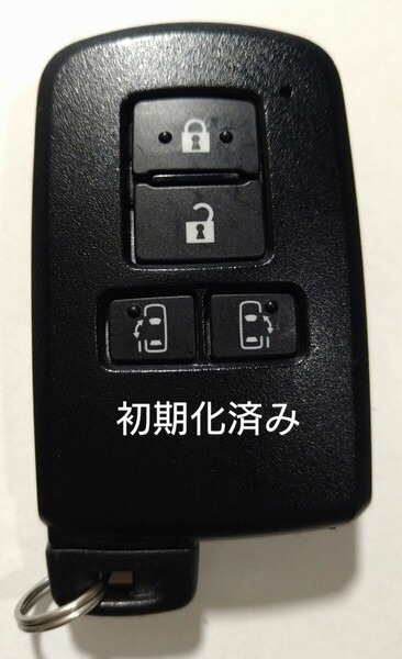 初期化済トヨタ純正 スマートキー4ボタンノア ヴォクシー 基盤番号281451-2150 001-A00733 14FAC-01 新品電池サービス⑩