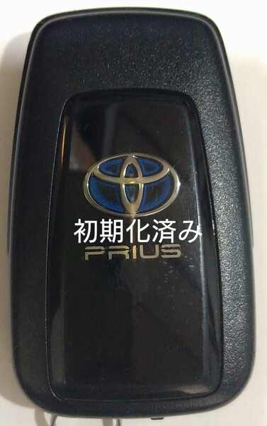 初期化済トヨタ純正 スマートキー2ボタン50系プリウス 基盤番号231451-0351 007-AD0027 14FAF 新品電池サービス31