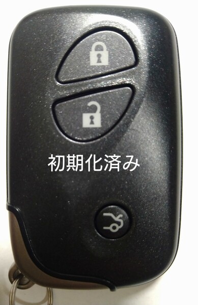 初期化済トヨタ レクサス純正スマートキー3ボタン基盤番号271451−5360新品電池サービス④