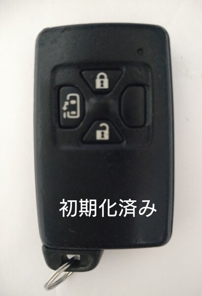 初期化済トヨタ純正スマートキー 3ボタン70ノアヴォクシーアルファードヴェルファイア基盤番号271451-6230 新品電池サービス②