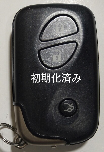 初期化済トヨタ レクサス純正スマートキー3ボタン基盤番号271451−5300新品電池サービス⑪