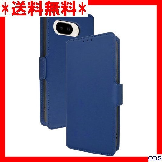 ☆人気商品☆_B002 シズカウィルRe Pixel 9a ケース カバー 手帳型 本革調 レザーケース 1個入り ブルー 164