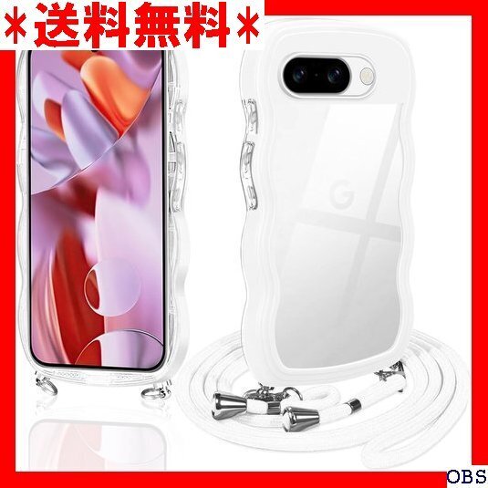 ☆人気商品☆_B002 Google Pixel 9a ケース クリア ショル 可愛い かわいい 韓国 薄型 耐衝撃 ホ 258