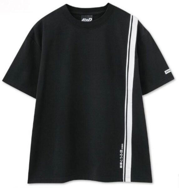 新品 イニシャルD 頭文字D メンズ 半袖Tシャツ 黒 LLサイズ バックプリント AE86 藤原拓海 藤原とうふ店(自家用) TRUENO トレノ 藤原文太