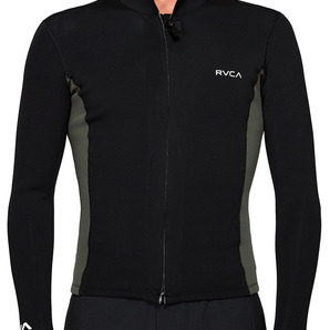 RVCA ルーカ Ancell Front Zip ウェットスーツ ジャケット L タッパー 長袖 タッパ フロント ジップ ジッパー
