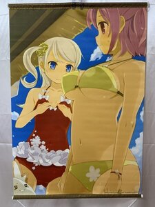 TAP B2/061■ ププル&リーリカ 描き下ろしB2タペストリー 「PS Vitaソフト 聖魔導物語 ファミ通DXパック」 エビテン限定同梱特典