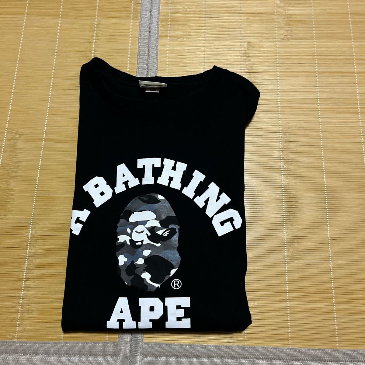 未使用品　A BATHING APE Tシャツ　ブラック　M A BATHING APE tシャツ JAPAN BIG HEAD CITY TEE メンズ