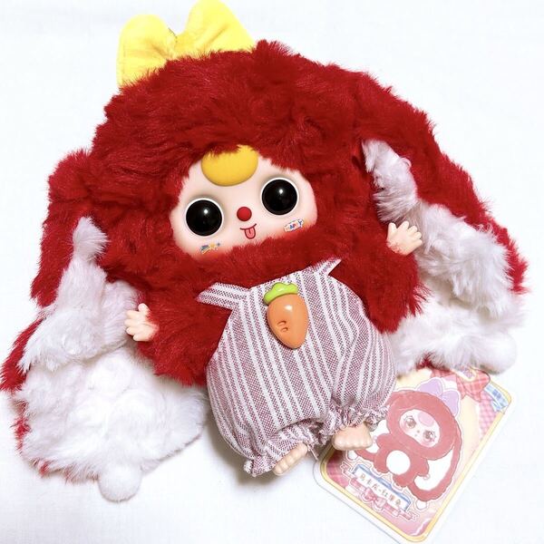 Babythree Macaron v2 赤 レッド マカロン ウサギ ぬいぐるみ うさぎ 兎 ぬいぐるみキーホルダー Baby Three