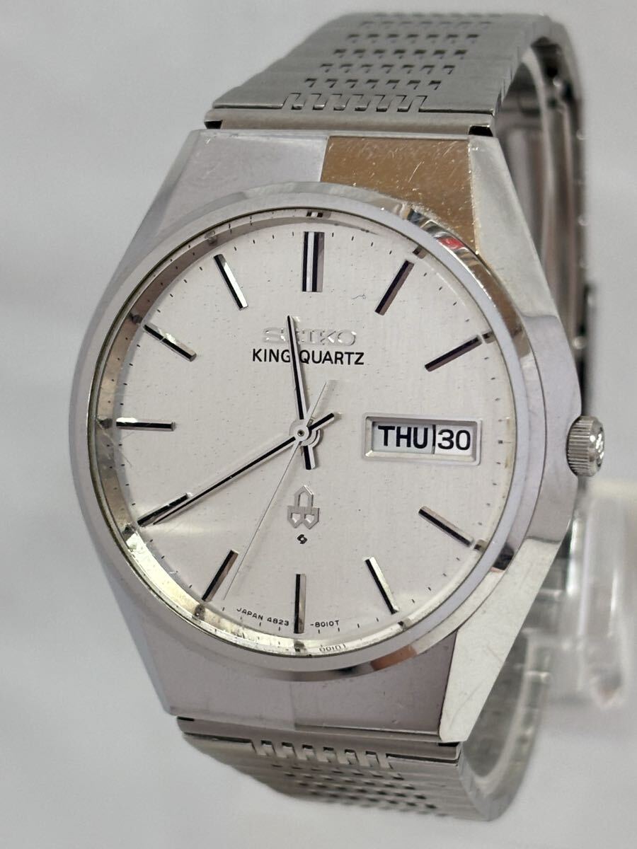 【ツインクォーツ・ガラス新品】SEIKO KING QUARTZ 純正ブレス Yahoo!オークション -「キングクォーツベルト」(アクセサリー