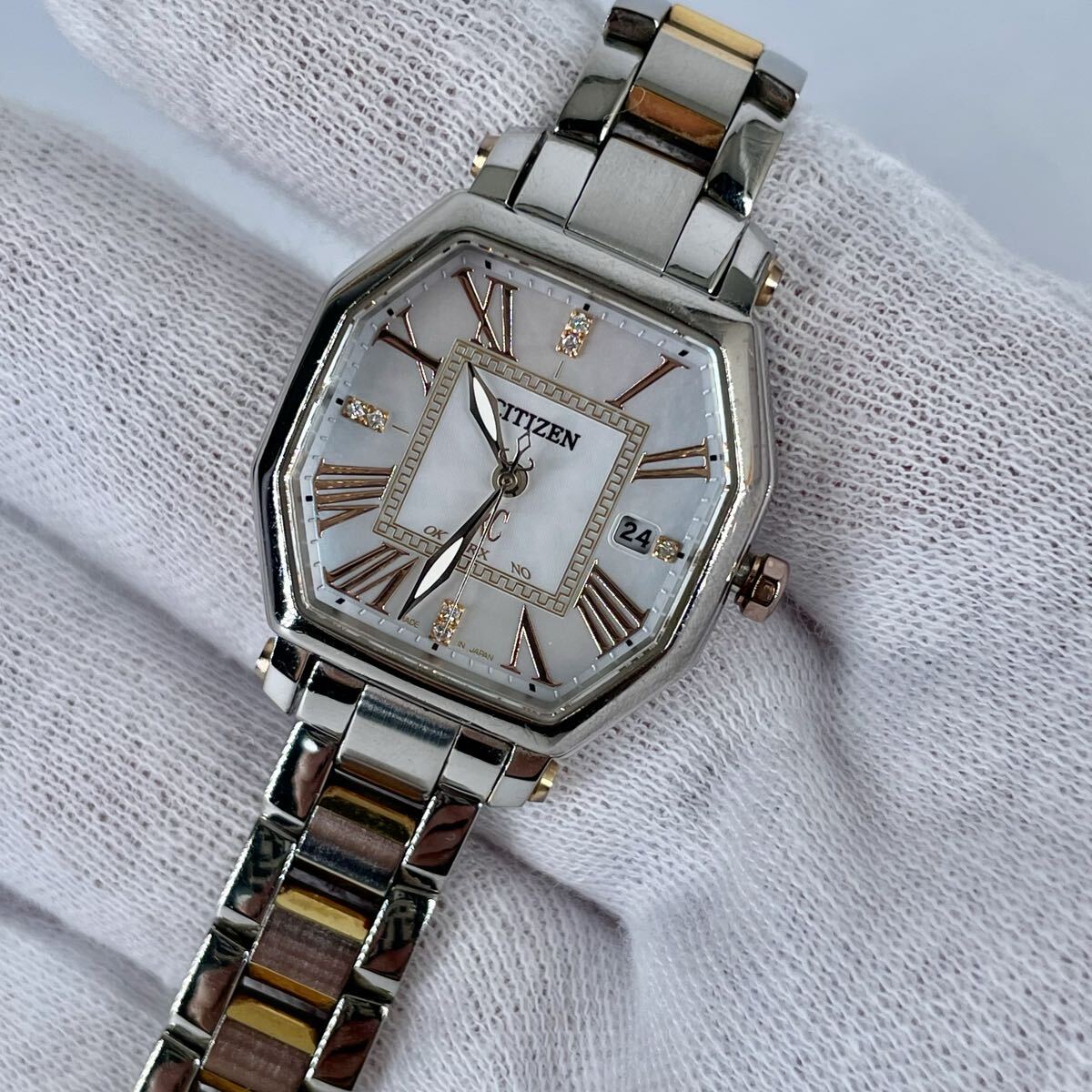 【稼働品】CITIZEN クロスシー H010-T014542 電波ソーラー 2025年最新】Yahoo!オークション -シチズン h010(シチズン)の