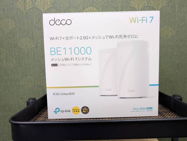 Deco BE11000 BE65 究極WiFi7 ルーター 5760+2880+574Mbps