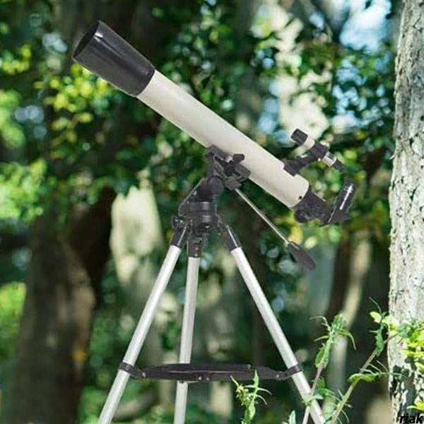 【経緯台タイプで、直感的な操作が可能な天体望遠鏡セット】 望遠鏡 スマホ対応 天体観測 初心者 経緯台 三脚付き プレゼント