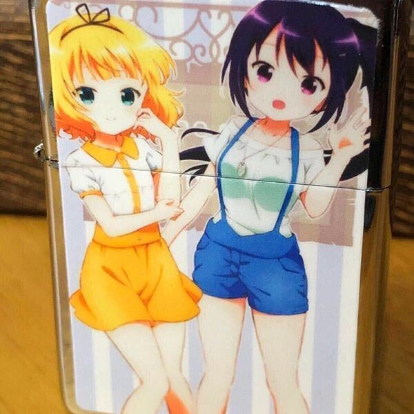 【即決/送料無料】シャロ&リゼ ごちうさオイルライター ご注文はうさぎですか? アミューズメント景品 中古 非売品 IS THE ORDER A RABBIT