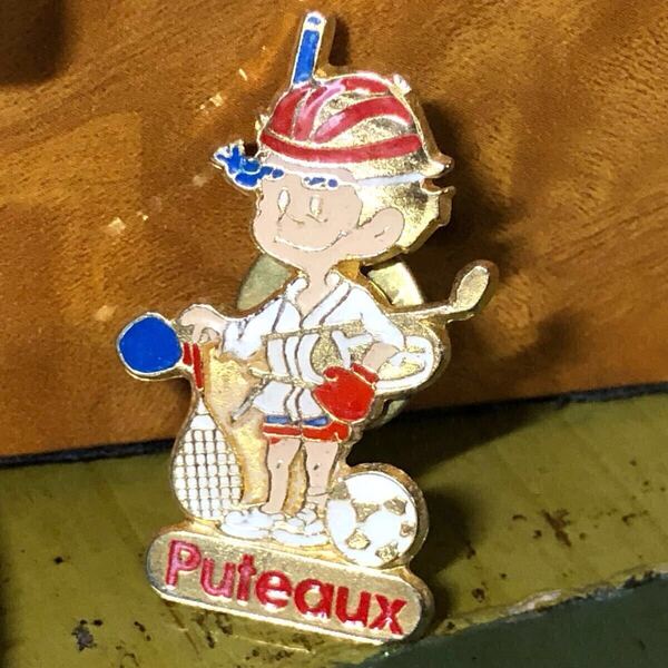 【即決/送料無料】PUTEOUX PINS ピュトー メタルピンズ 中古 フランス製ヴィンテージピンバッジ