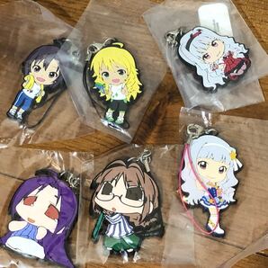 【即決/送料無料】THE IDOLM@STER アイドルマスターラバーストラップ6個セットまとめ売り アイマスグッズ