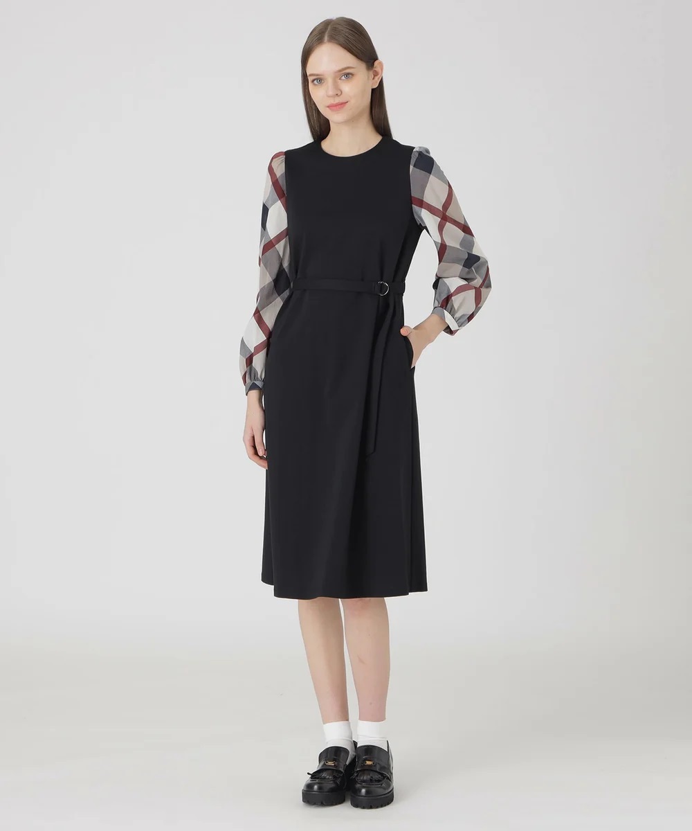 【値下げ】【美品】ブルーレーベルクレストブリッジ☆ノースリーブワンピース☆38 希少✨ブルーレーベルクレストブリッジ ノースリーブワンピース