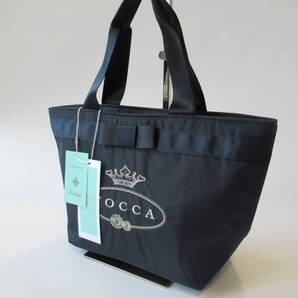 ■■202507即決■ トッカ 新品ネイビー POINT OF RIBBON COOLERBAG クーラーバッグ / ランチトートバッグ