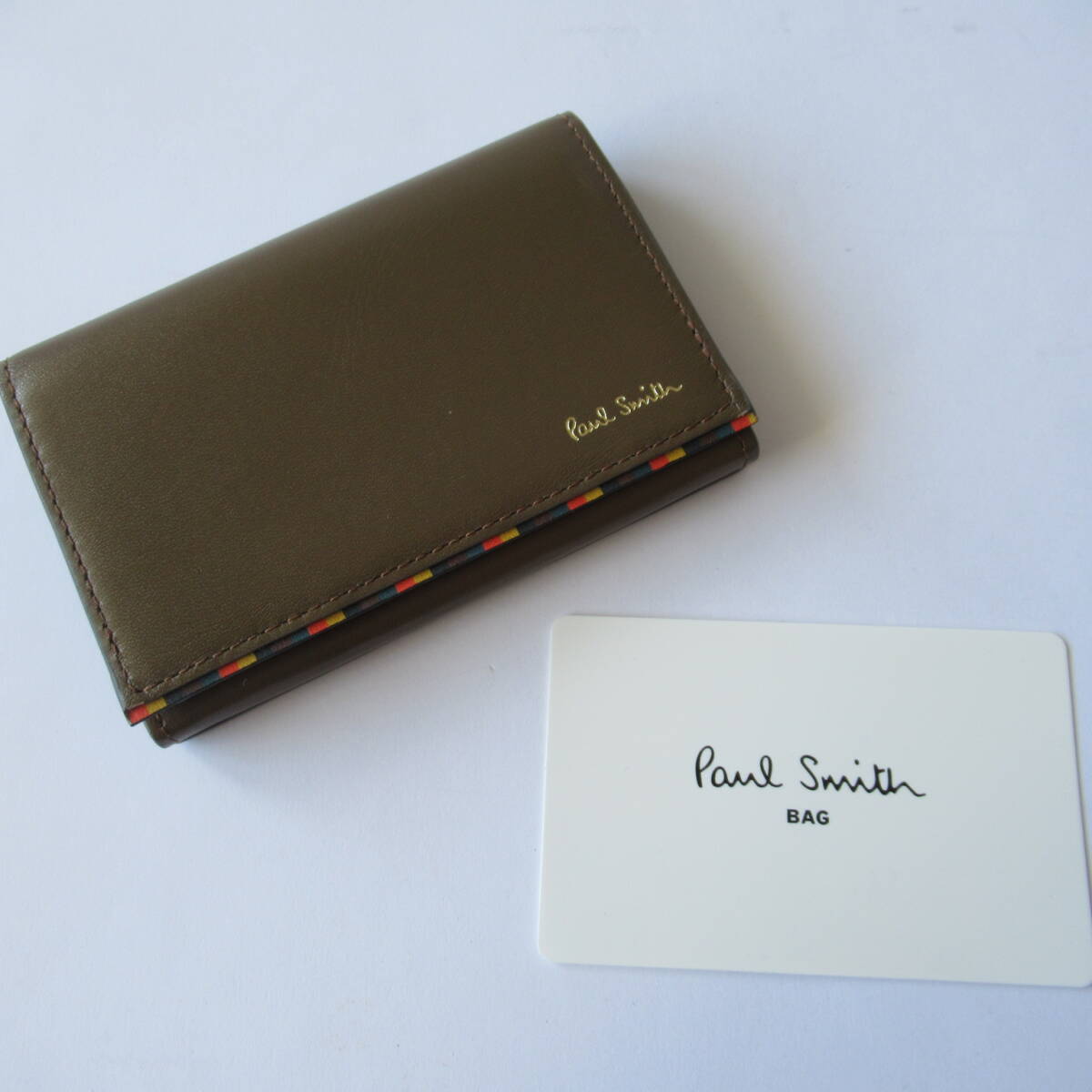 新品未使用品 ポールスミス 名刺入れ カードケース ブラウン 2025年最新】Yahoo!オークション - Paul Smith | ポール スミス