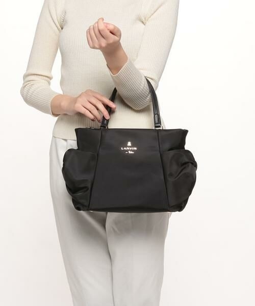 ■■202506即決■ LANVIN en Bleu ランバン オン ブルー未使用ダークグリーン ジョエル 2wayショルダー / トートバッグ