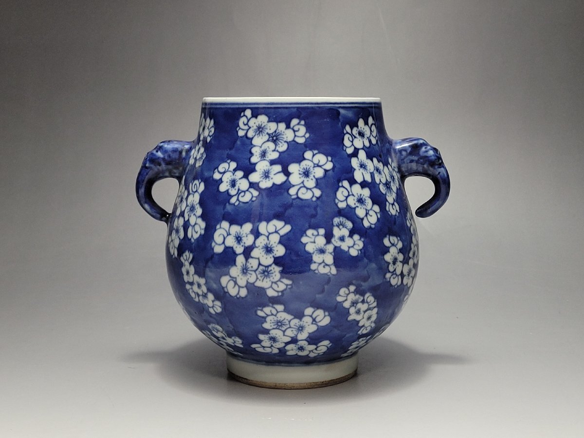 旧家蔵出し 染付草花紋 茶心壺 明時代 中国美術 茶器煎茶道具 李朝 陶器 Yahoo!オークション -「李朝 染付 壺」の落札相場・落札価格