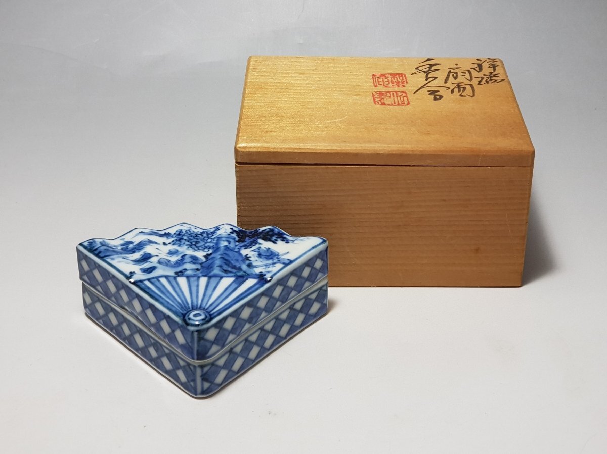 木製 扇形 蓋付き香合 2025年最新】Yahoo!オークション -扇面 香合の中古品・新品・未