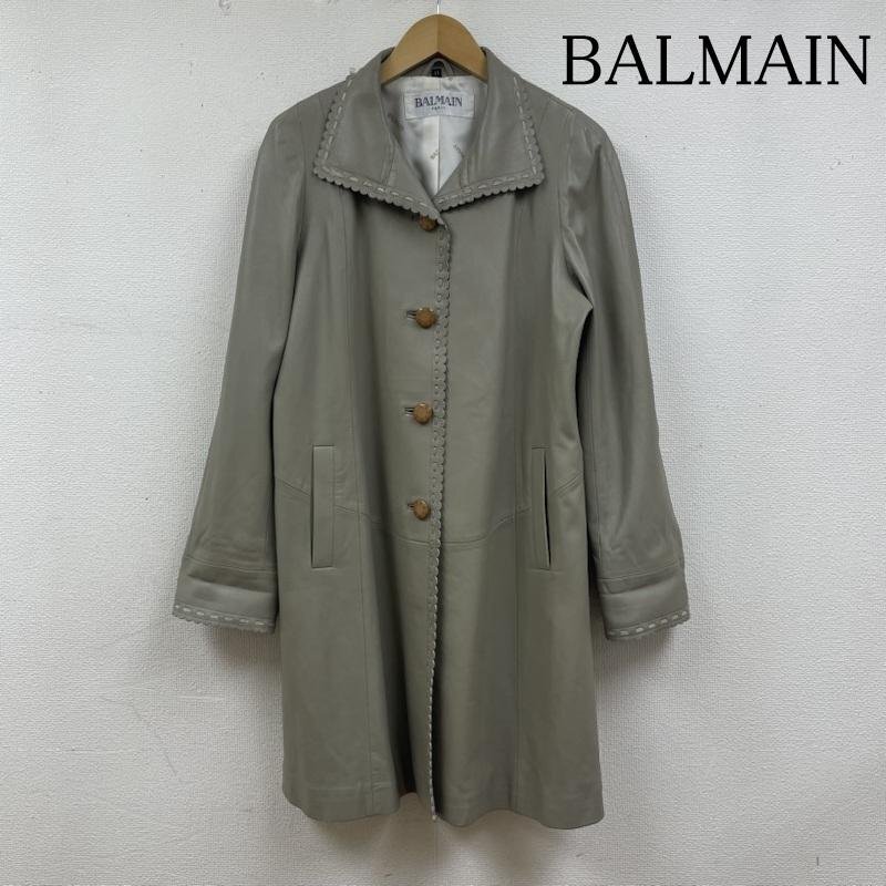 BALMAIN バルマン レザーコート レディース 羊革 ラムレザー M 2025年最新】Yahoo!オークション -バルマン レザー コート