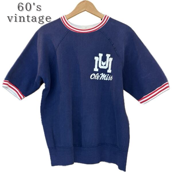 60's Vintage Russell 半袖スウェット リブライン usa製 半袖スウェット ビンテージ