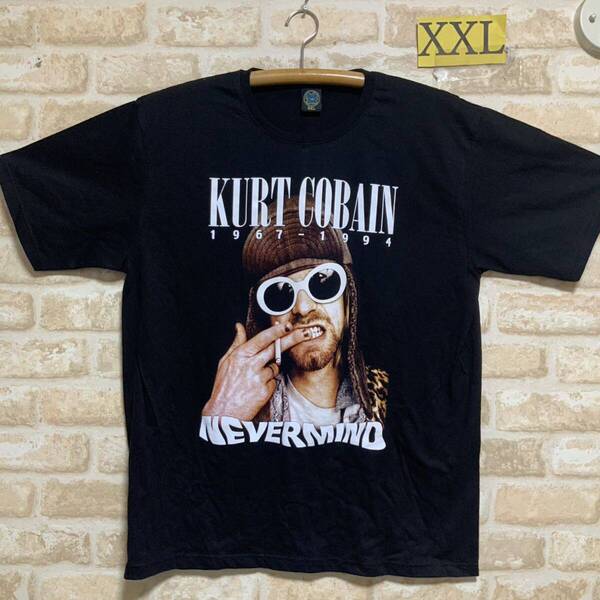 ニルバーナ カートコバーン Tシャツ XXLサイズ KURT COBAIN ロックバンド NIRVANA ニルヴァーナ 半袖