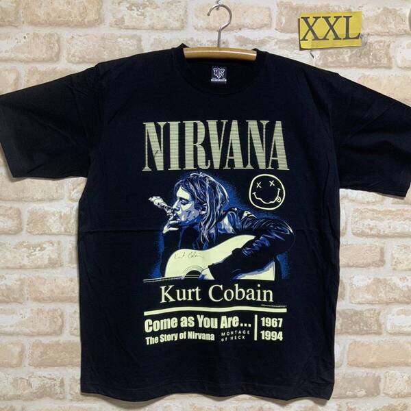 ニルバーナ ニルヴァーナ Tシャツ XXLサイズ カートコバーン 管2842 バンドTシャツ nirvana ロックバンド