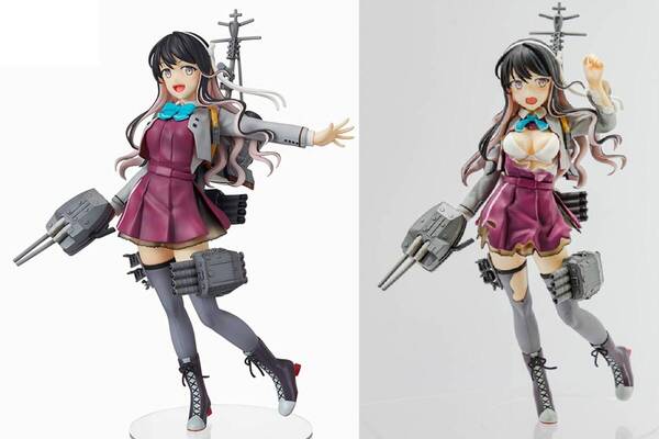 SEGA セガ 艦隊これくしょん 艦これ SPM スーパープレミアムフィギュア 長波改二 長波改二 中破Ver. 2体セット 未開封品
