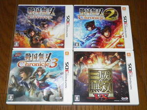 3DS 戦国無双 Chronicle クロニクル 1+2nd+3+真・三國無双 VS バーサス