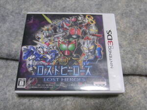 3DSソフト「ロストヒーローズ」4582224499854 CTR-P-ALHJ バンダイナムコ バンプレスト Nintendo 任天堂 LOST HEROES ライダー ガンダム