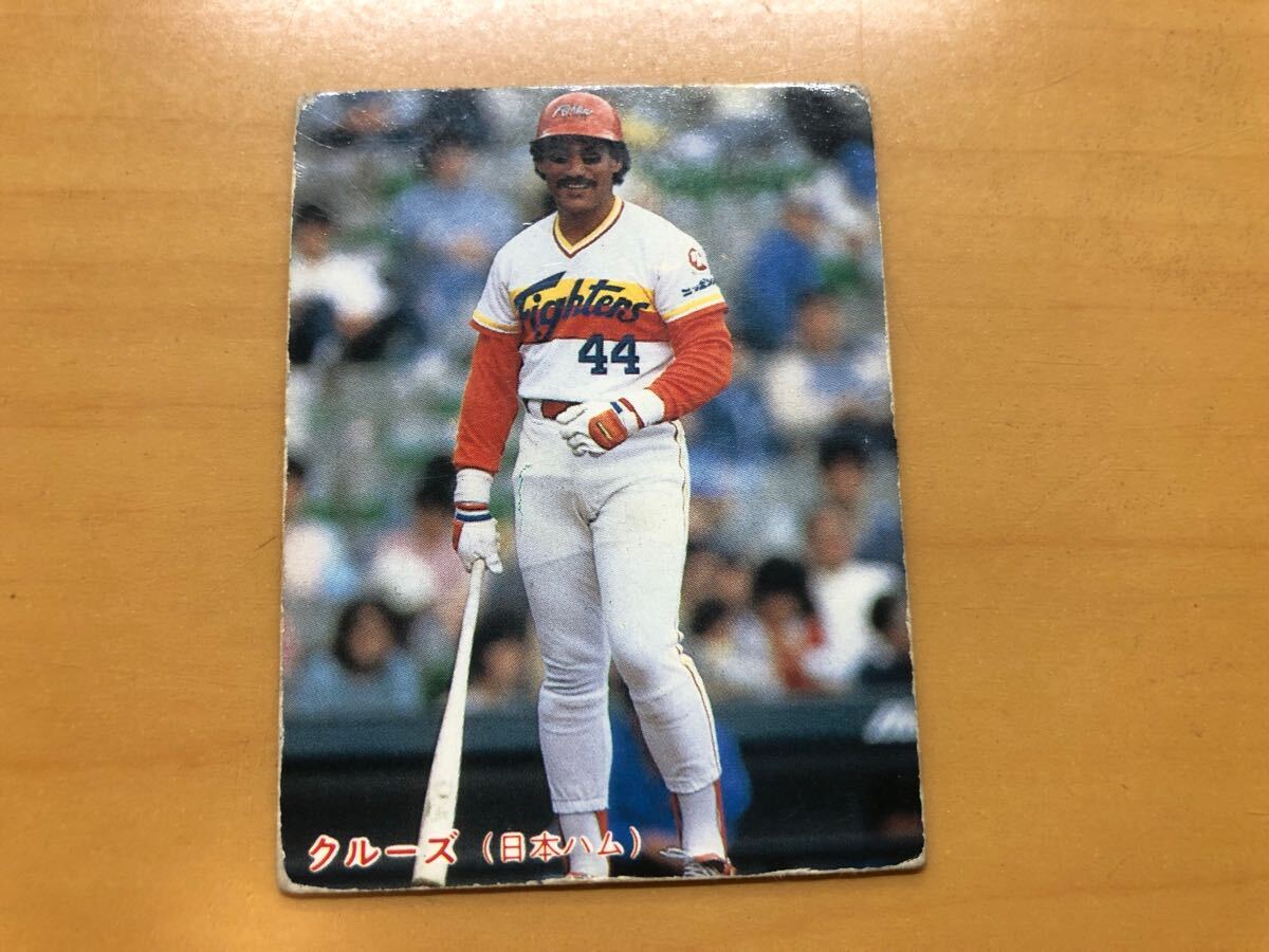 83年カルビープロ野球カード 山陽地区限定 No.412クルーズ ファイターズ Yahoo!オークション - カルビープロ野球カード 1983年 トミー