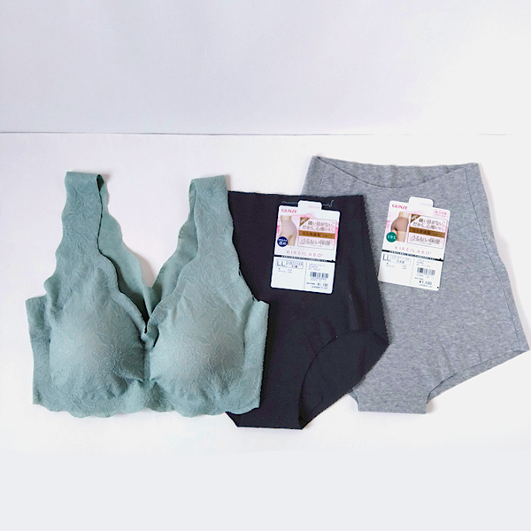 KIREILABO キレイラボ ブラジャー ショーツ2枚 計3点セット LLサイズ 未使用