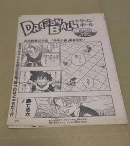 鳥山明(BIRD STUDIO)/ドラゴンボール(DRAGON BALL)/其之四百三十五 「少年の部」勝者決定!/週刊少年ジャンプ/集英社/切り抜き