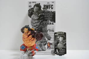 ONE PIECE ワノ国8 SMSP ルフィ ギア4 バウンドマン A賞 THE BRUSH賞 BWFC 造形王頂上決戦 アミューズメント一番くじ モンキー・D・ルフィ
