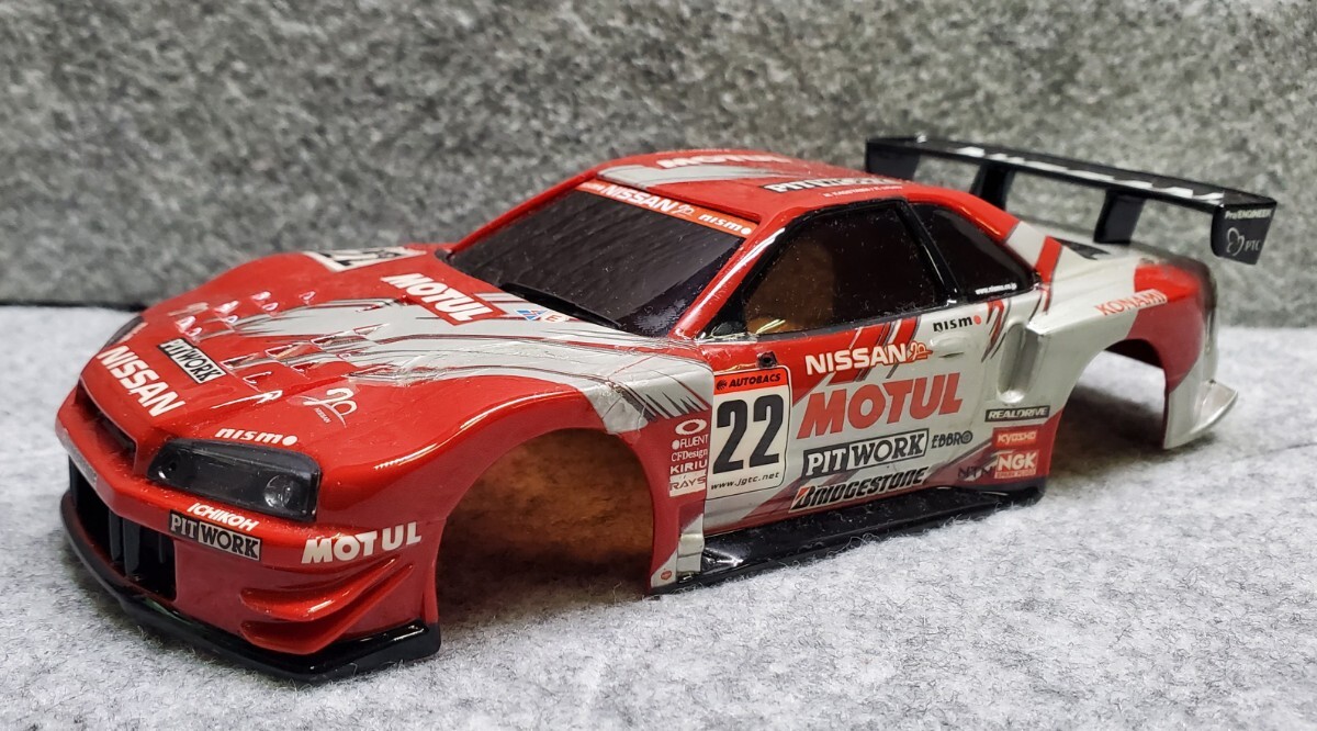 ミニッツ R34 スカイライン ボディ Yahoo!オークション -「ミニッツ ボディ r34」の落札相場・落札価格