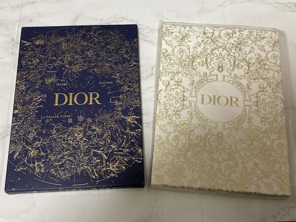 Dior ノート 紺色×白色 2冊セット★