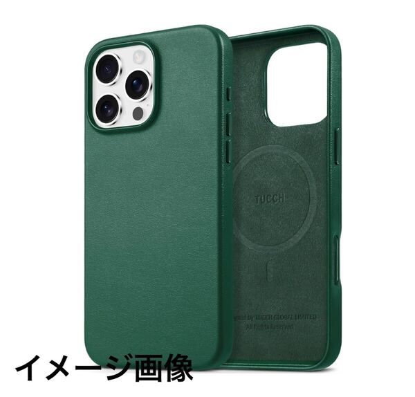 y071416m TUCCH iphone 16 Pro Max 対応 ケース PUレザー ワイヤレス充電対応 磁気充電可 ケース 背面保護 軽量 滑り止め 指紋防止