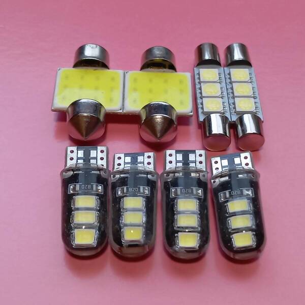 J50 スカイラインクロスオーバー 超爆光!T10 LED ルームランプ 8個セット ホワイト 日産 /6/t31/f3