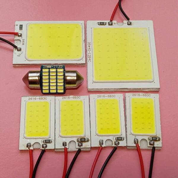 NHW20 プリウス 超爆光! T10 LED ルームランプ 7個セット ホワイト トヨタ /c48/c24/c18/t28