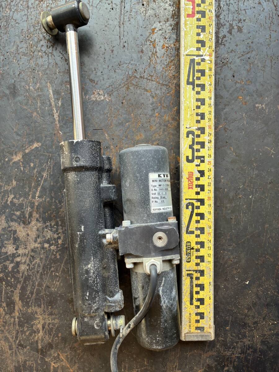 ◯電動式油圧シリンダー 12V ササキ農機 農業機械◯ KYBカヤバ 12V電動油圧シリンダー ミニモーションパッケージ 高
