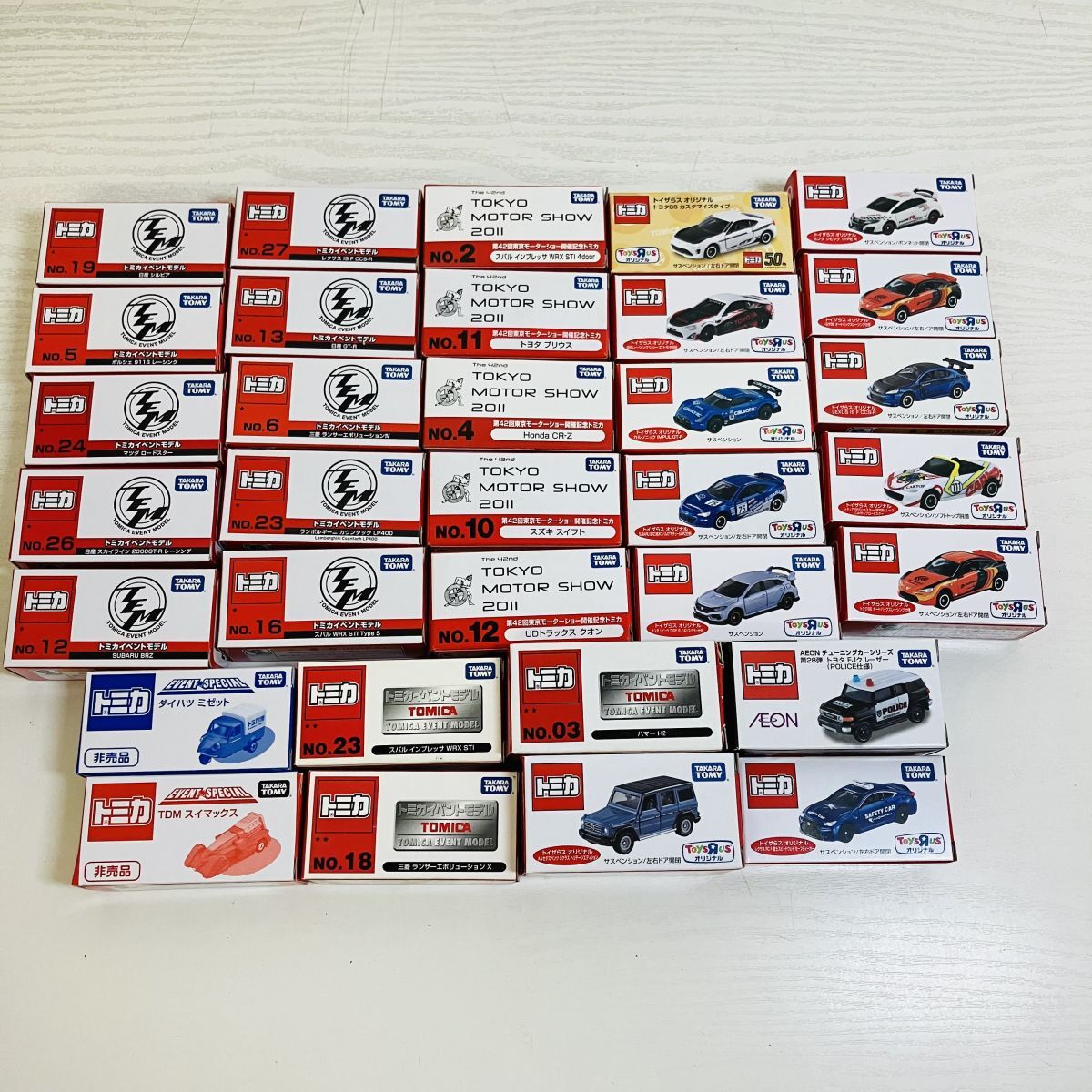 トミカ イベント限定 ミニカー 全11台セット トミカ イベント限定 ミニカー 全11台セット