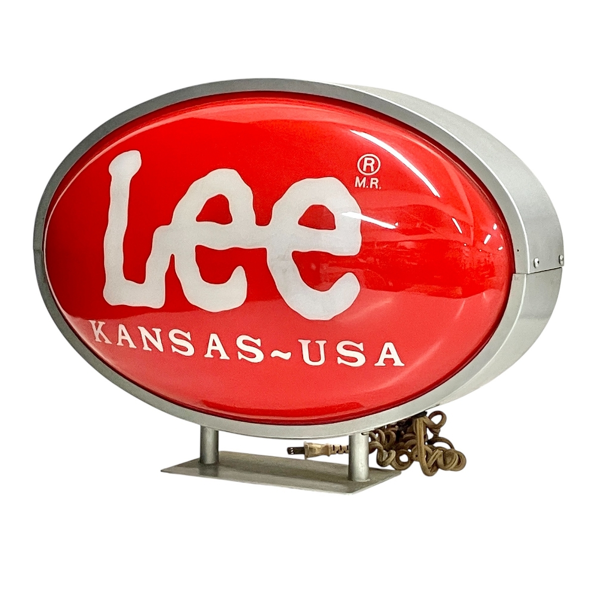 【超希少】Lee リー 80s? 販促用看板型置物 ノベルティ 非売品 オレンジ Yahoo!オークション -「lee看板」の落札相場・落札価格