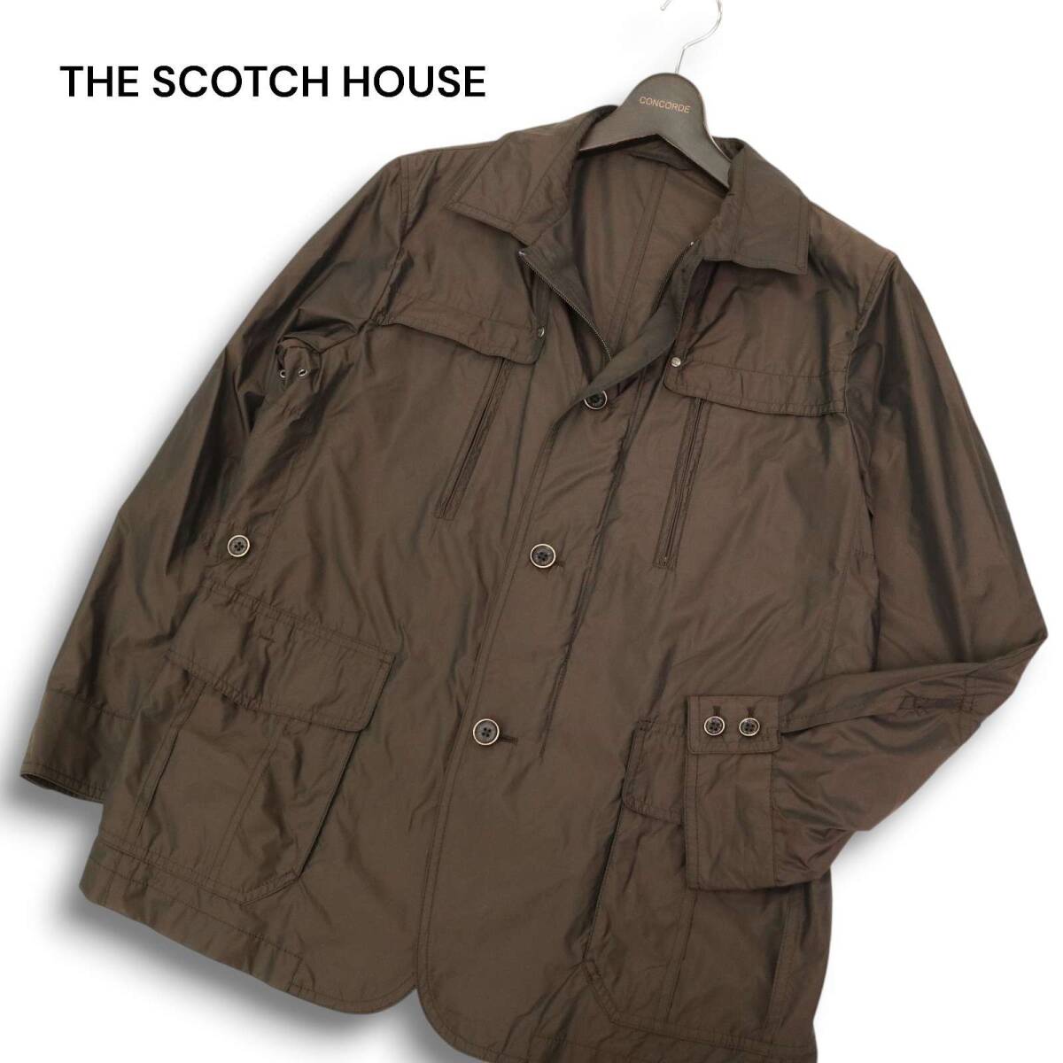 【未使用タグ付】スコッチハウス スタンドカラー カバーオールL 公式】THE SCOTCH HOUSE(スコッチハウス)のファッション通販