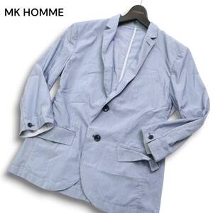 MK HOMME MICHELLE KLEIN HOMME весна/лето★ 7'' рукав неконструированный приталенный пиджак Sz.48 мужской